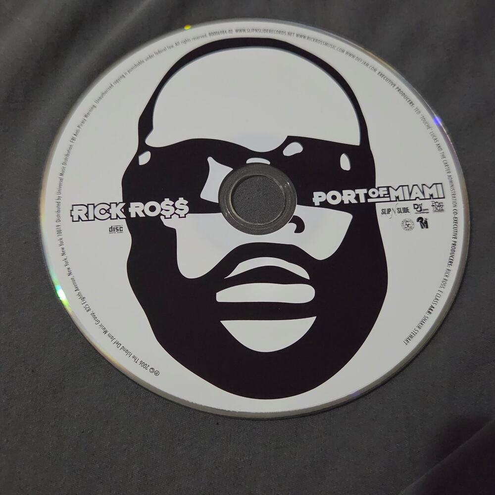 Vtg 2006 Rick Ross Port of Miami CD Rap Hip Hop